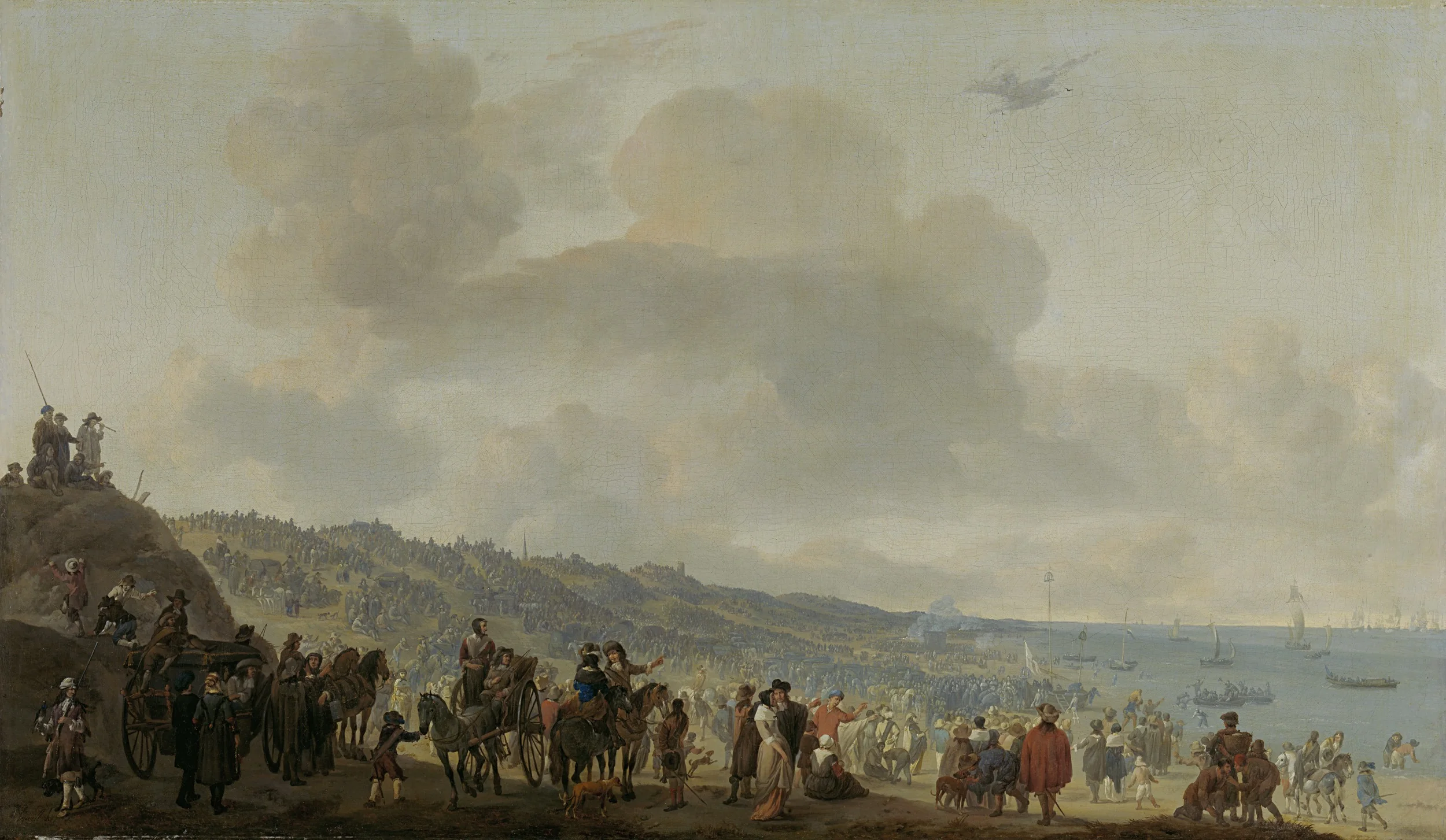 The Departure of Charles II (1630-1685) from Scheveningen, 2 June 1660