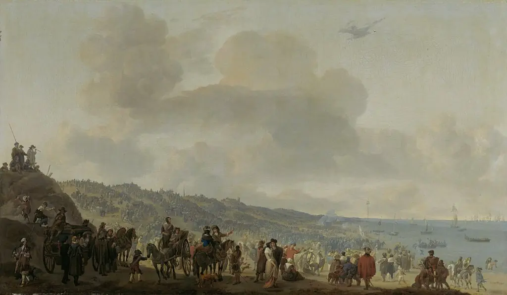 The Departure of Charles II (1630-1685) from Scheveningen, 2 June 1660