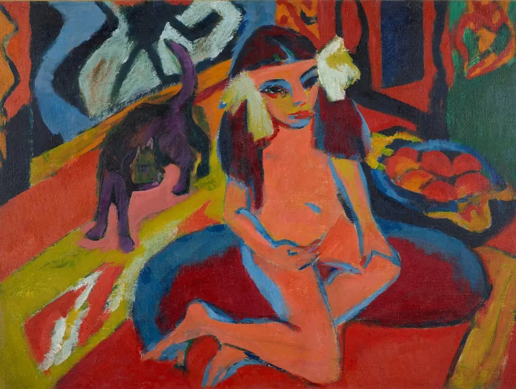 Girl with a Cat, Fränzi