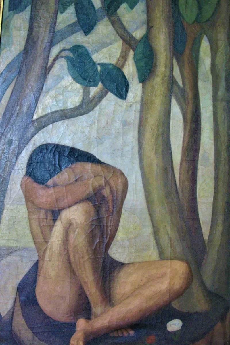 Omul în mijlocul naturii, by Cecilia Cuțescu-Storck, 1927