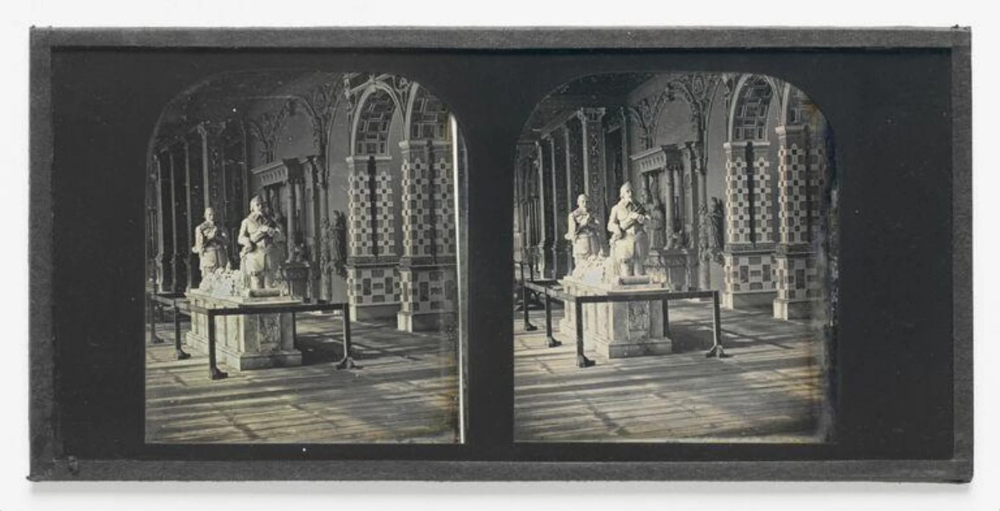 View of Tomb Sculptures at Crystal Palace