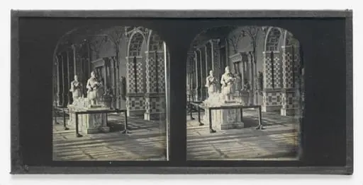 View of Tomb Sculptures at Crystal Palace