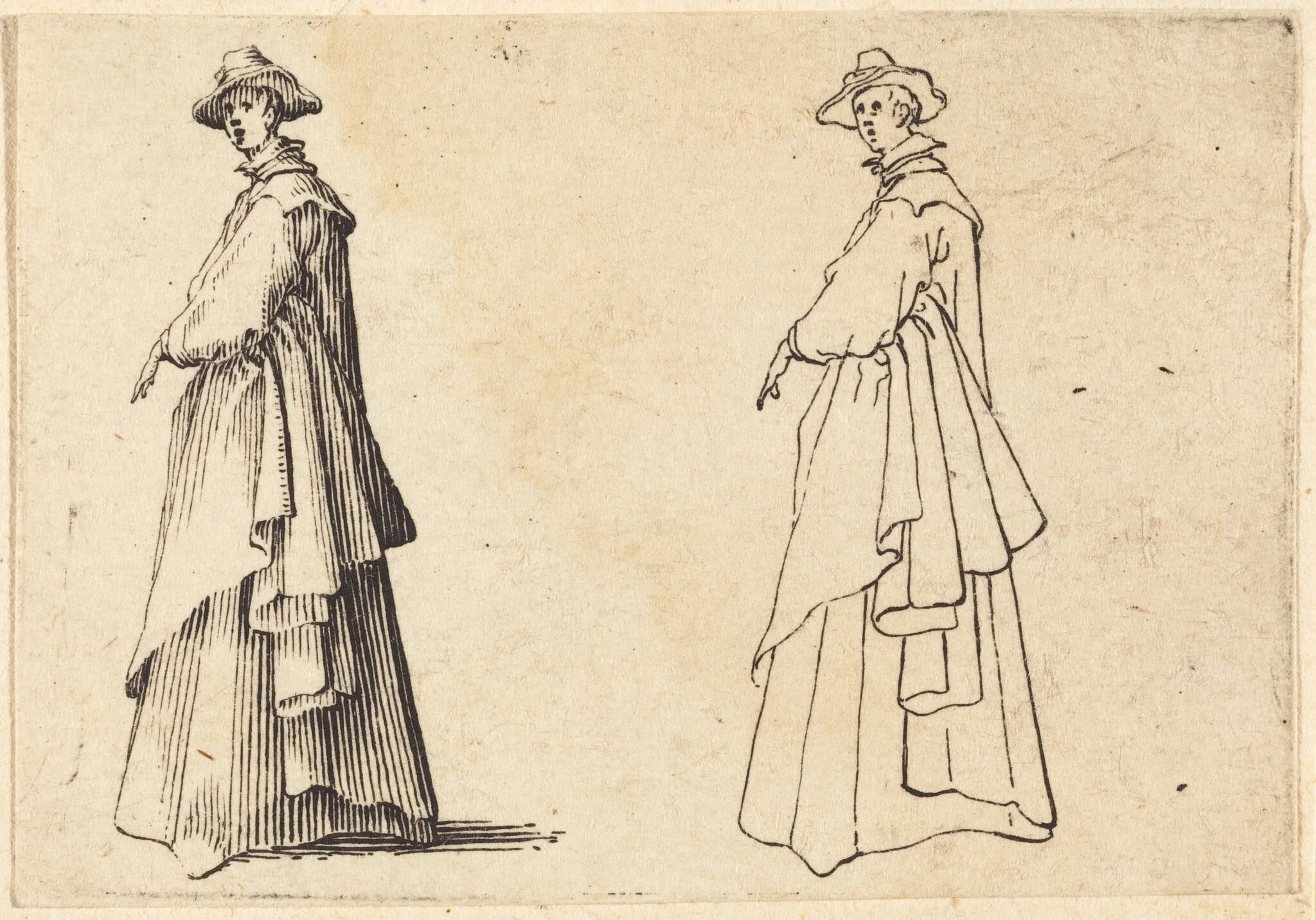 Lady in a Large Coat