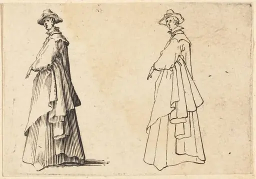 Lady in a Large Coat