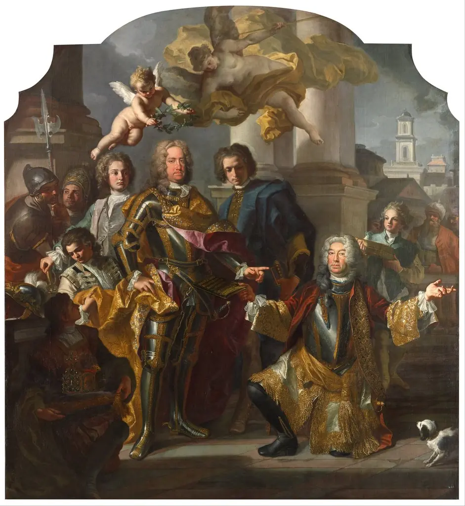 Emperor Charles VI and Gundacker, Count Althann