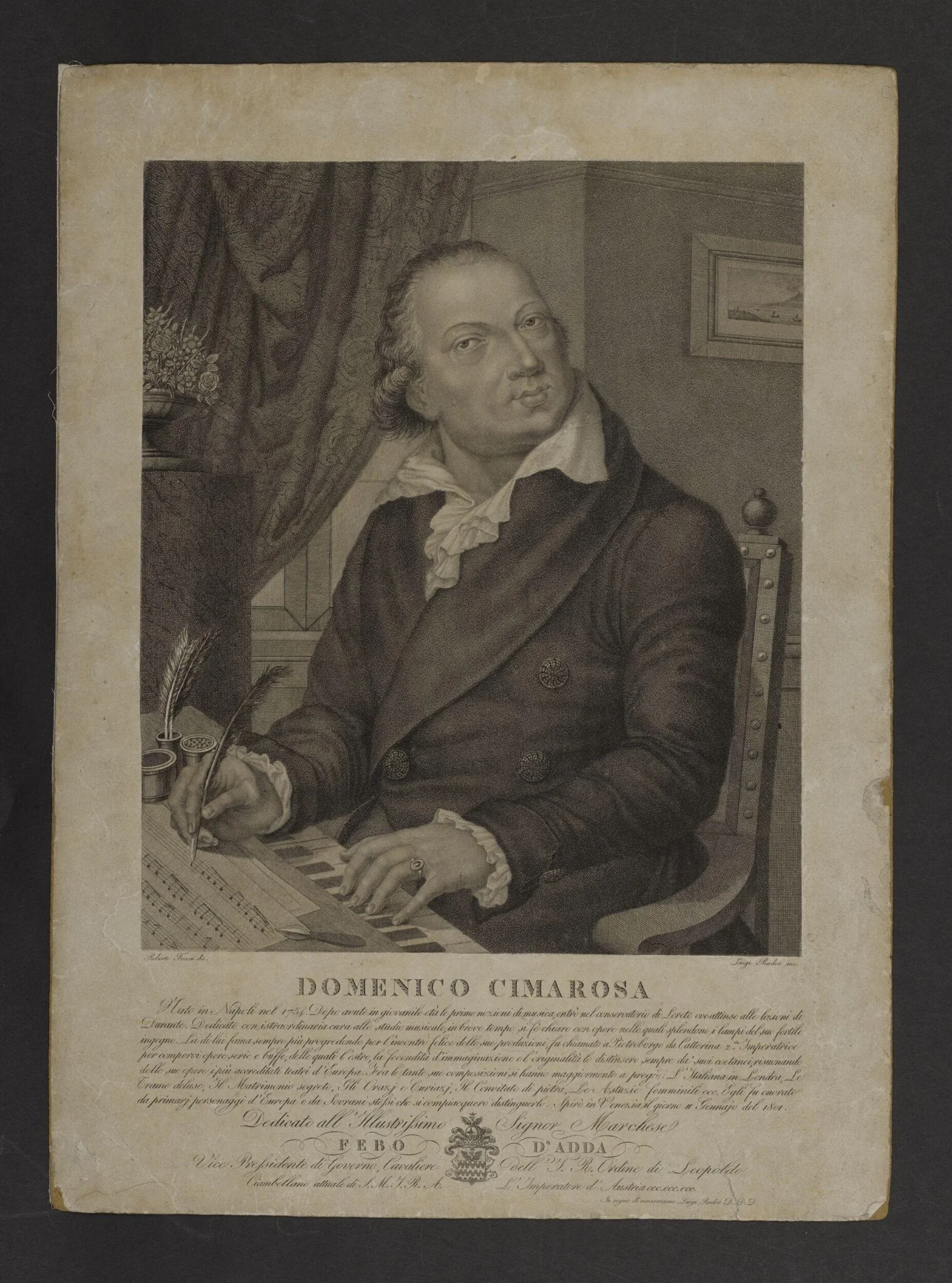H Beard Print Collection, by Roberto Focosi, 1850