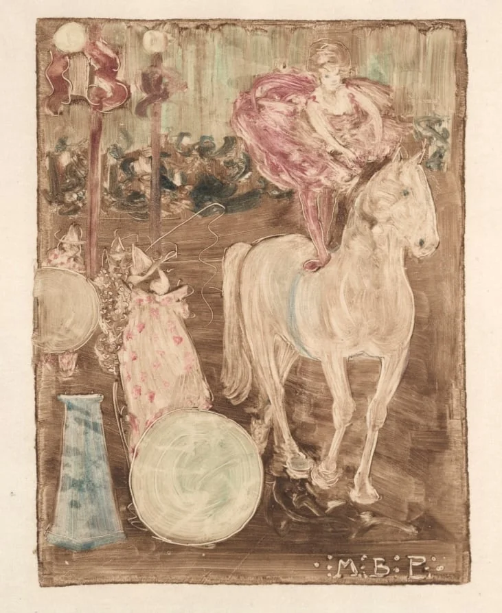 Bareback Rider, by Maurice Prendergast, 1895