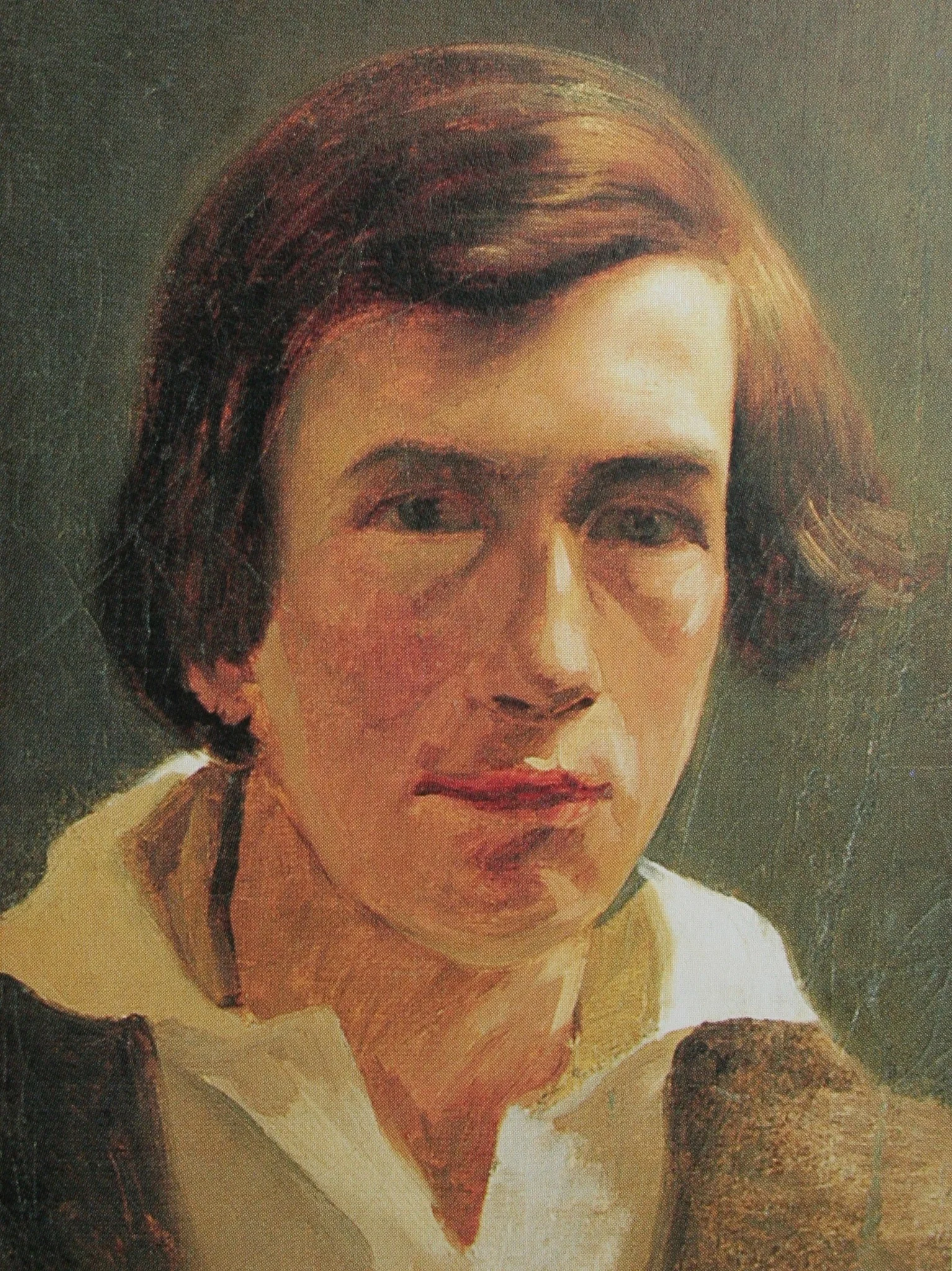Portrait of Arnold Böcklin, by Rudolf Koller, oil, 1847