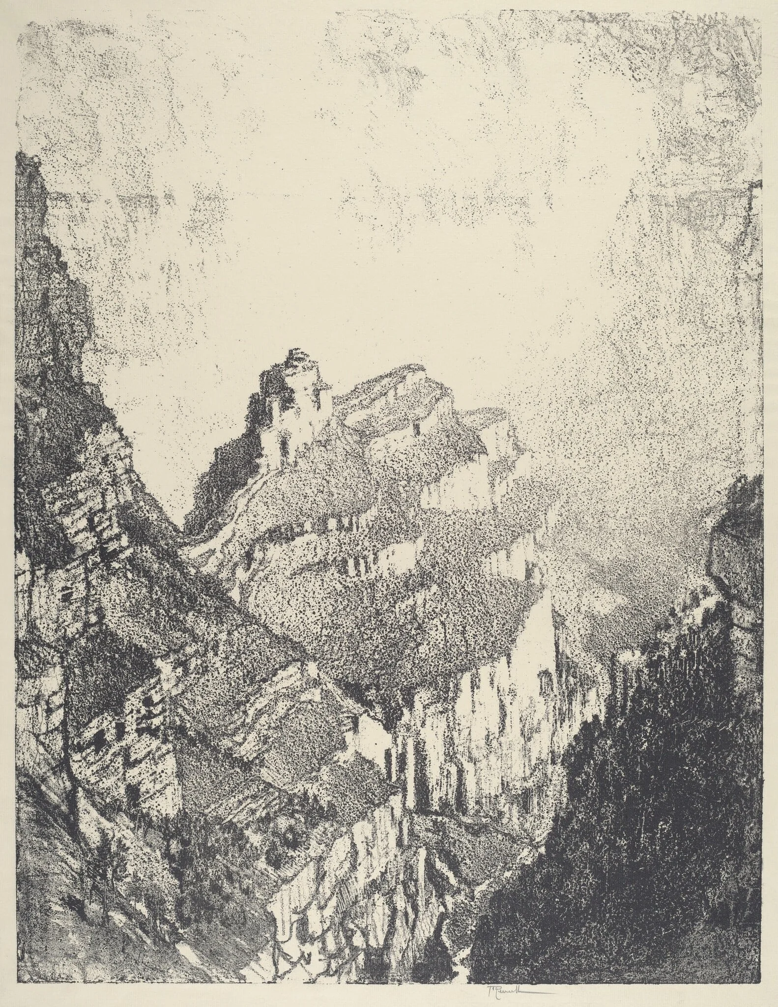 Road to the White City, No.II, by Joseph Pennell, ink, 1912