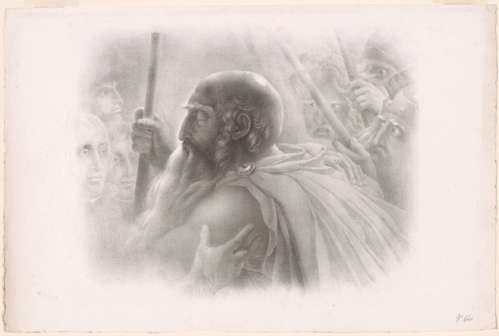 Hoche, Joubert, and Ossian [Ossian Receiving the Shades of French Heroes]