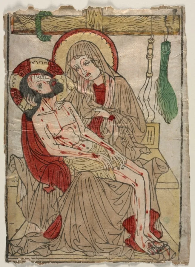 Pietà, by Unknown, 1460