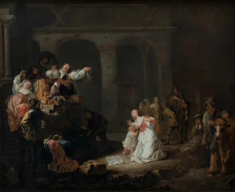 Plundering of a Manor House