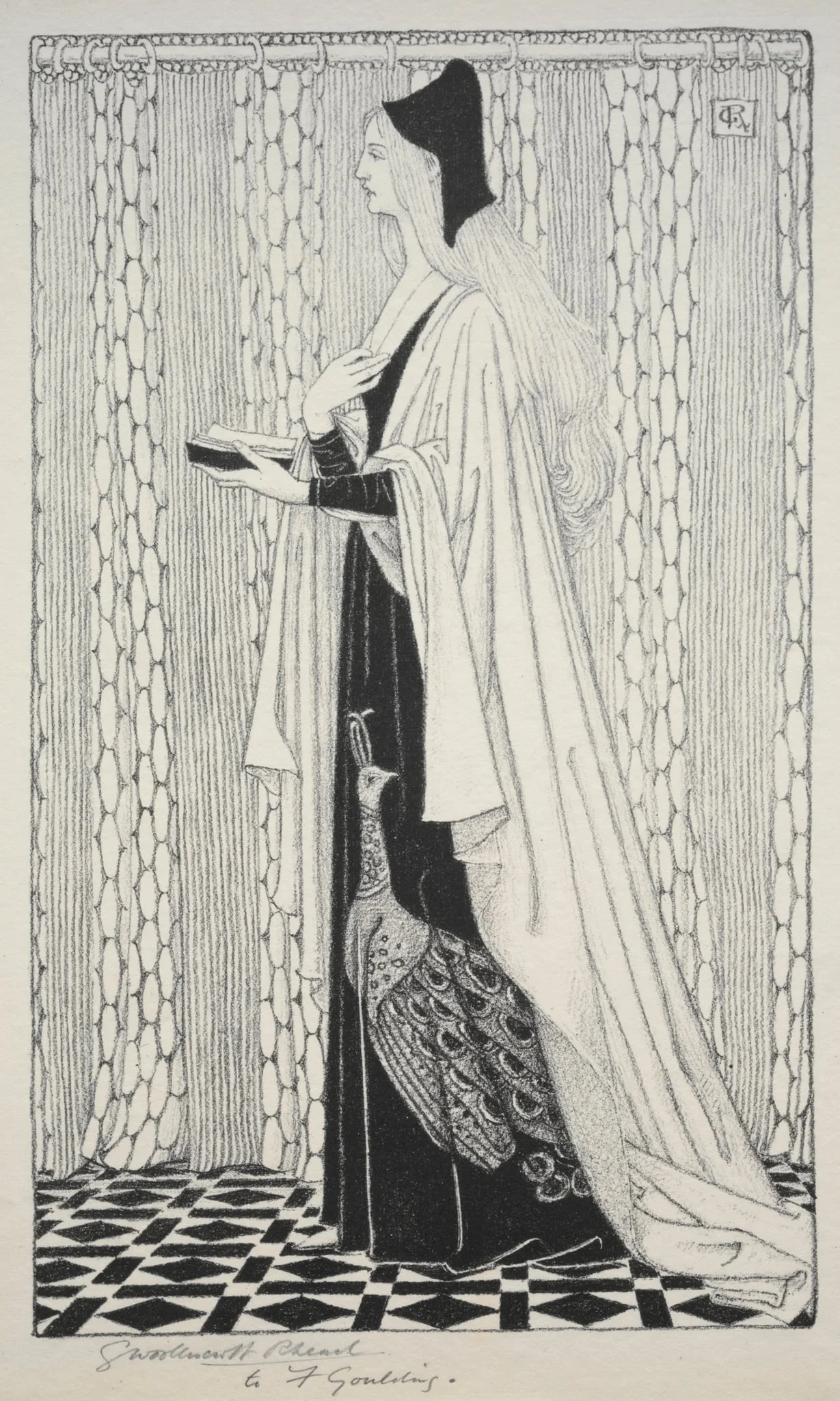 Costume Study, by George Woolliscroft Rhead, 1897