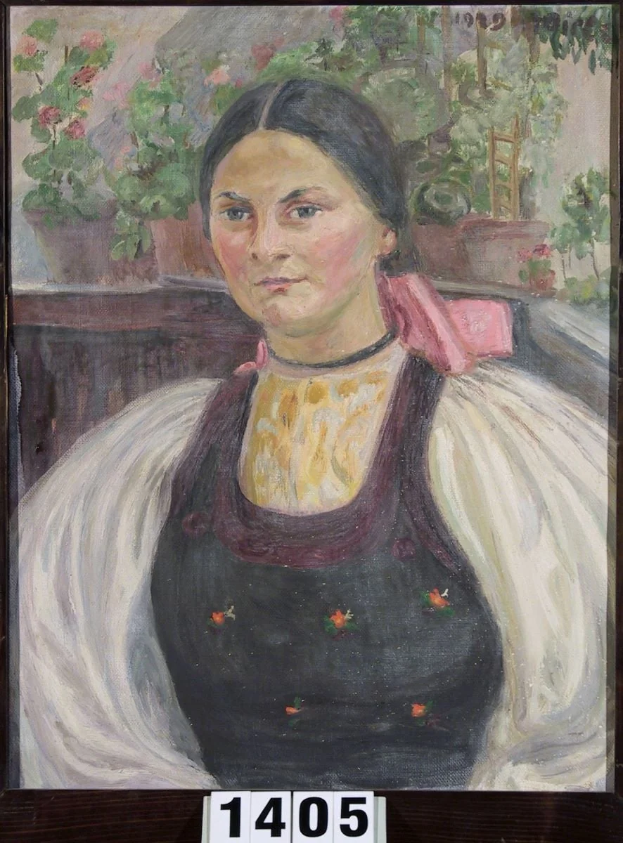 Fată de țăran sas, by Henriette Bielz, unspecified