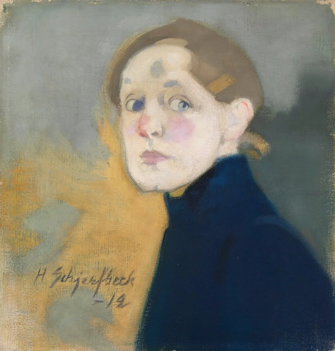 Omakuva, by Helene Schjerfbeck, unspecified