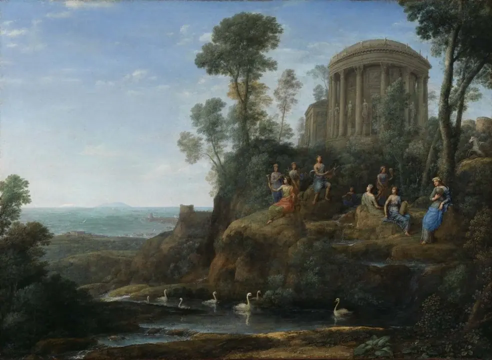 Apollo and the Muses on Mount Helicon
