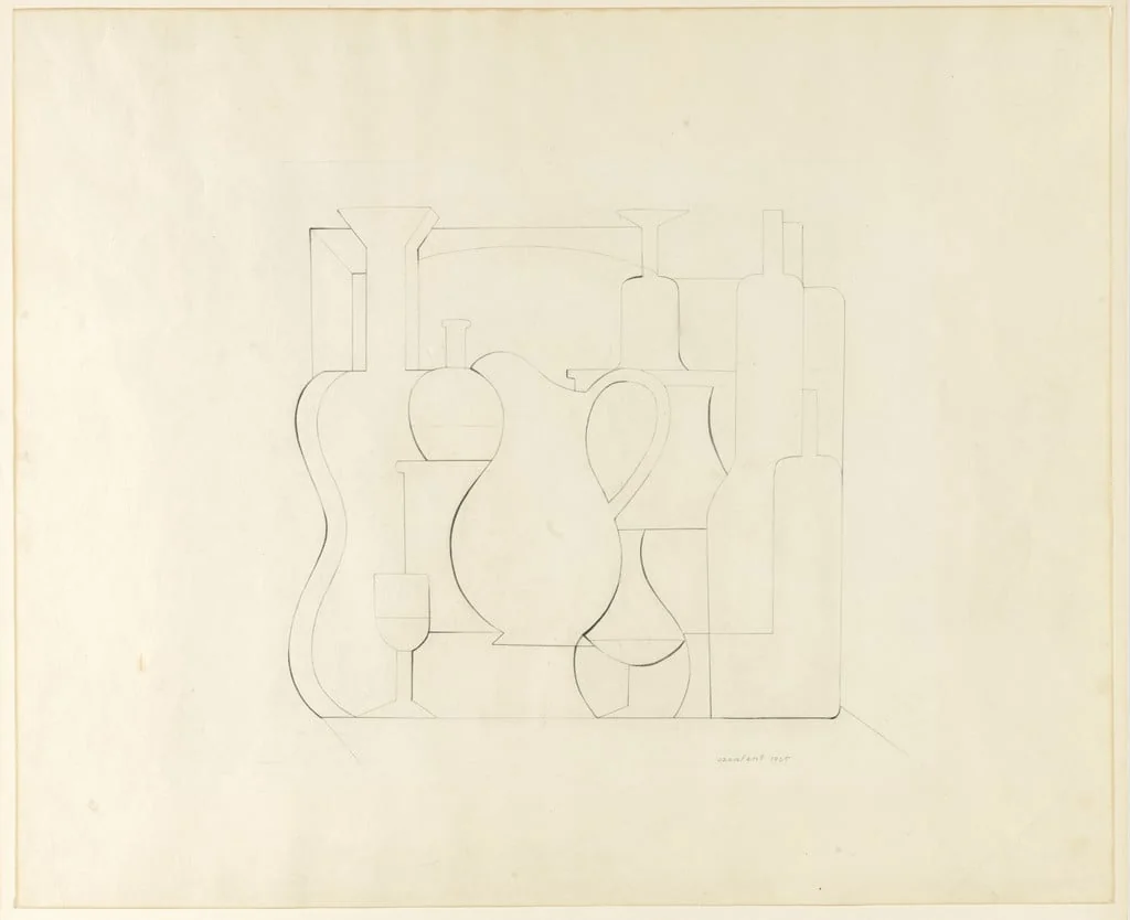 Untitled, by Amédée Ozenfant, graphite, 1925