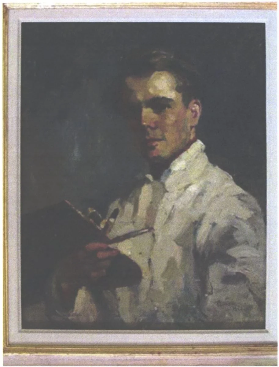 Autoportret Aurel Băeșu, by Aurel Băeșu, 1922