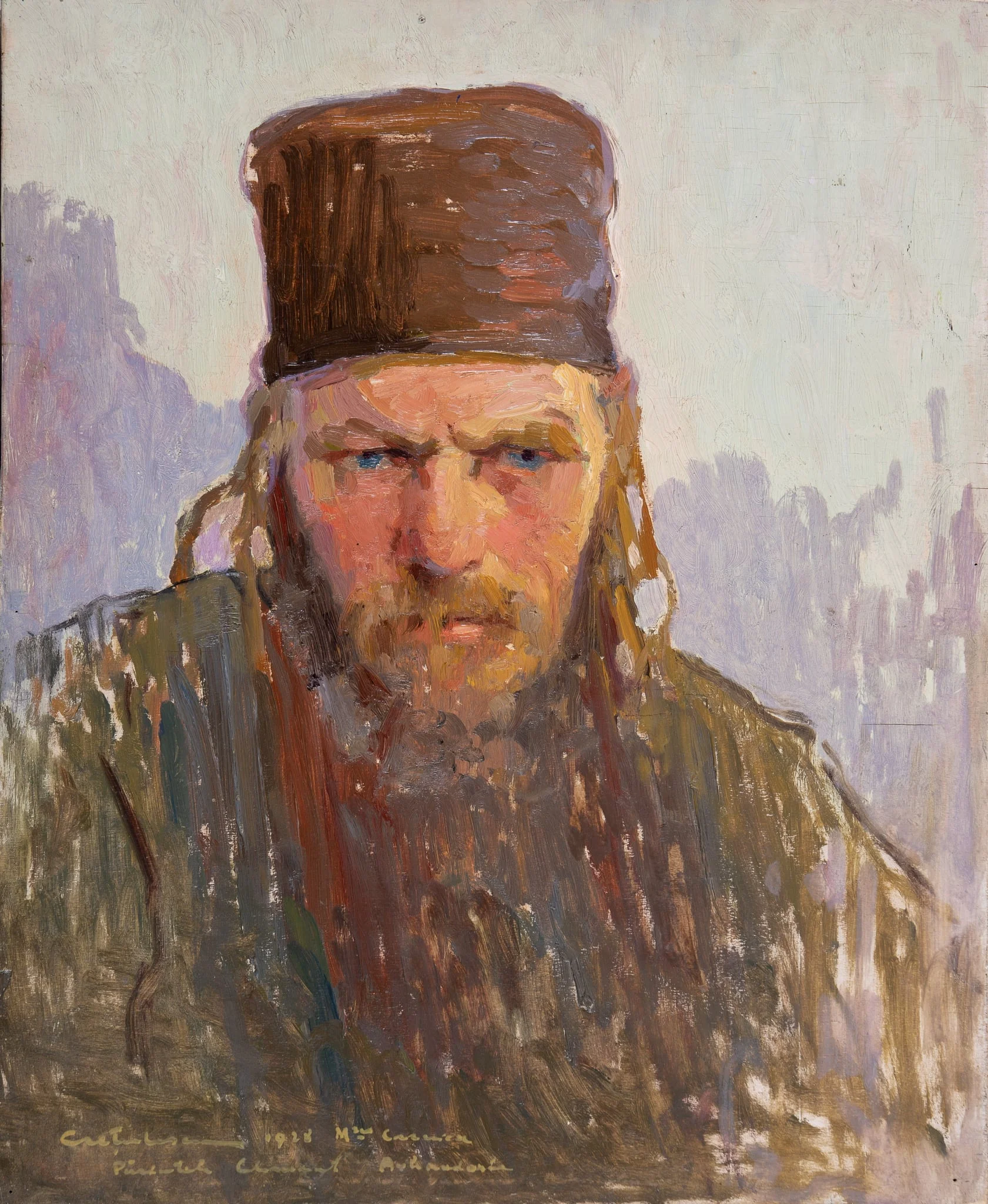 Călugăr, by Crețulescu Honoriu, unspecified, 1928