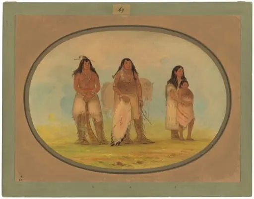 Four Kiowa Indians