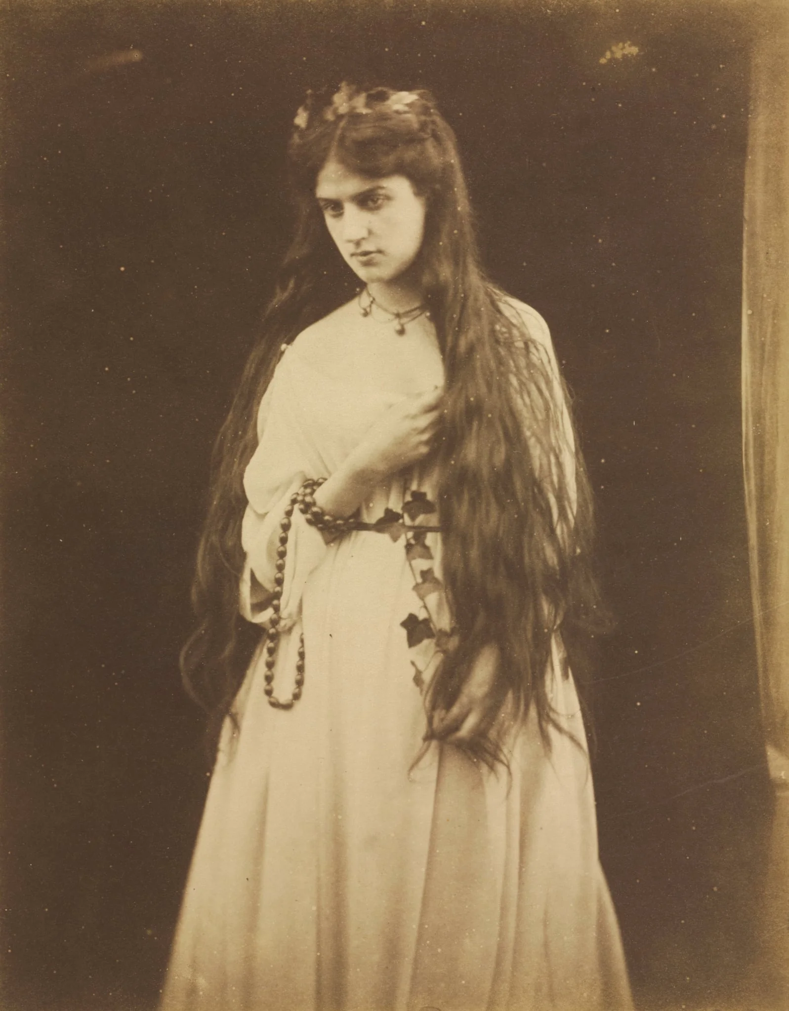 Mnemosyne (Marie Spartali, 1844-1927), by Julia Margaret Cameron, 1868