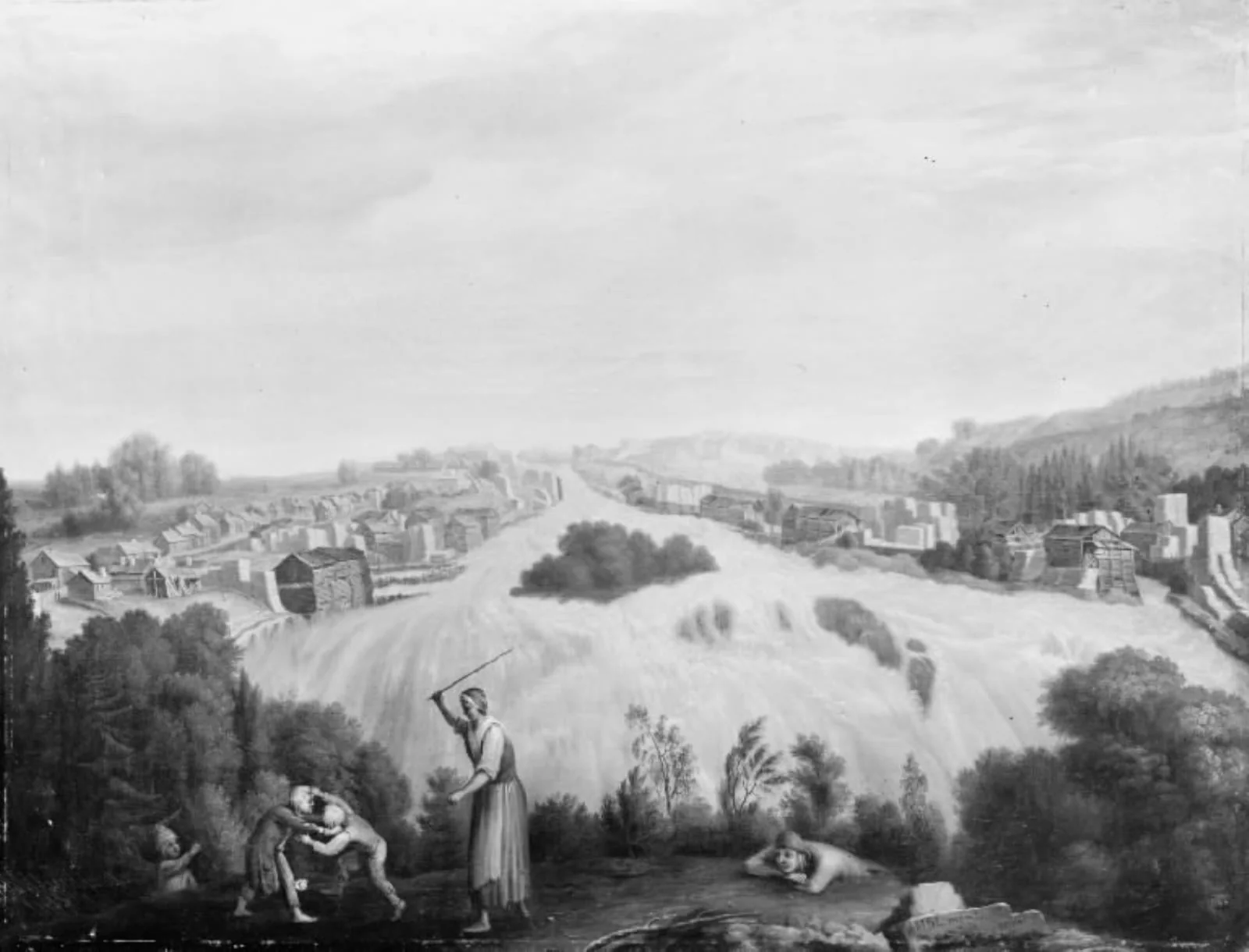 The Sawmill of Tistedal, by Unknown, 1748
