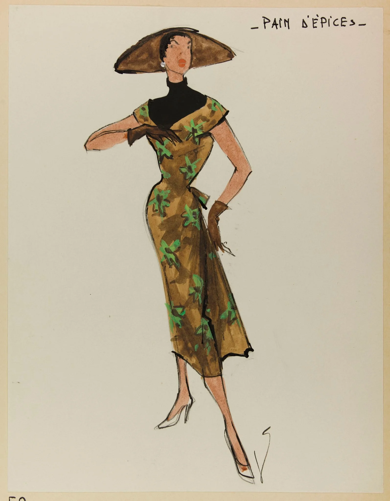 Pain d'épices, by Marie-Louise Carven, 1953