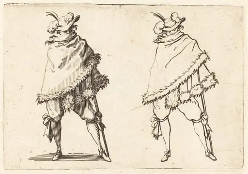 Man Wrapped in His Mantle