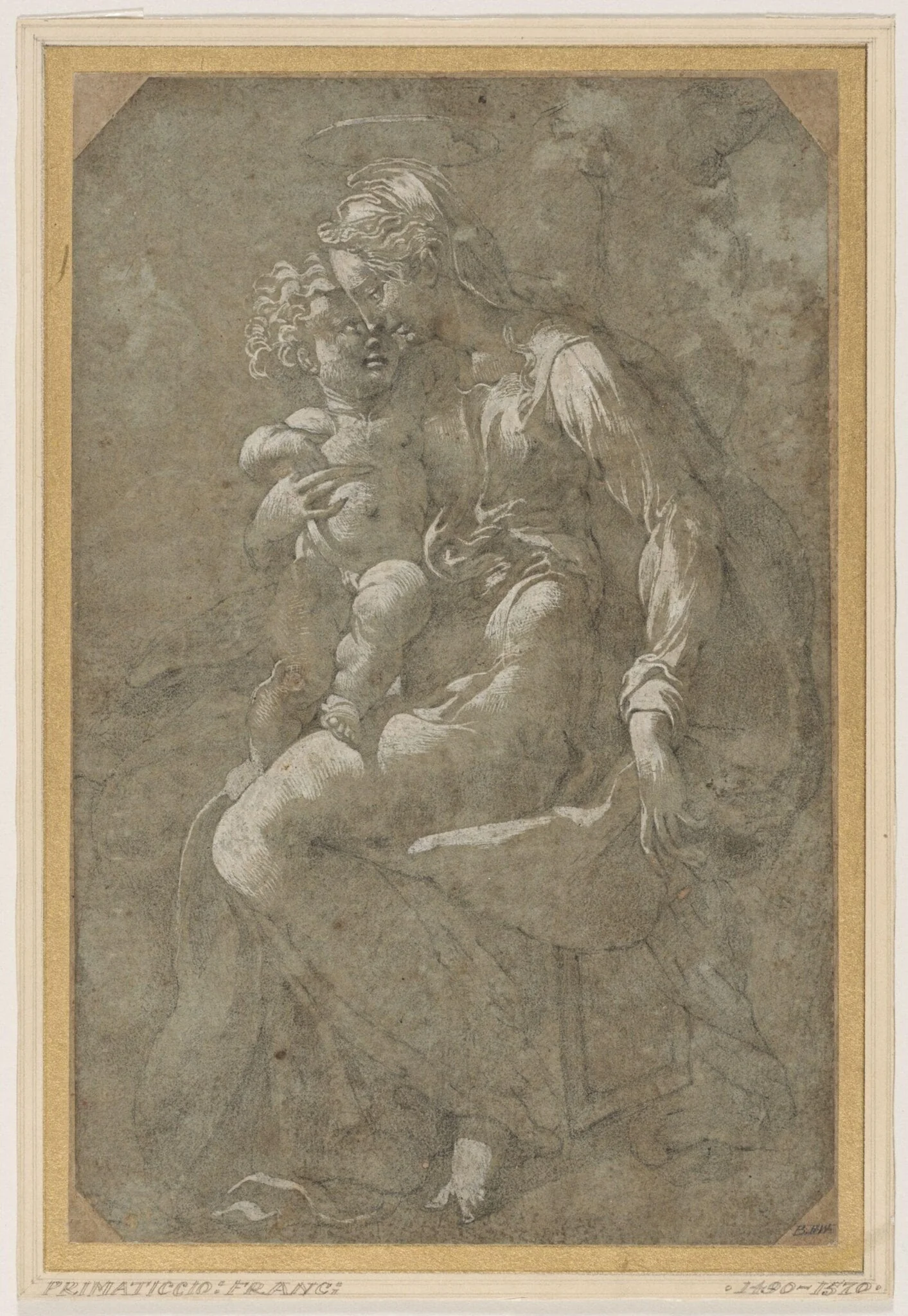 Madonna and Child, by Francesco Primaticcio, 1504