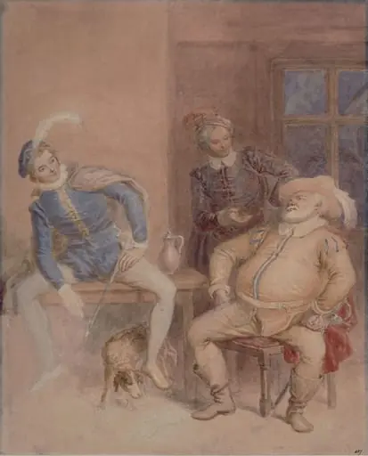 Falstaff, Prince Henry and Poins