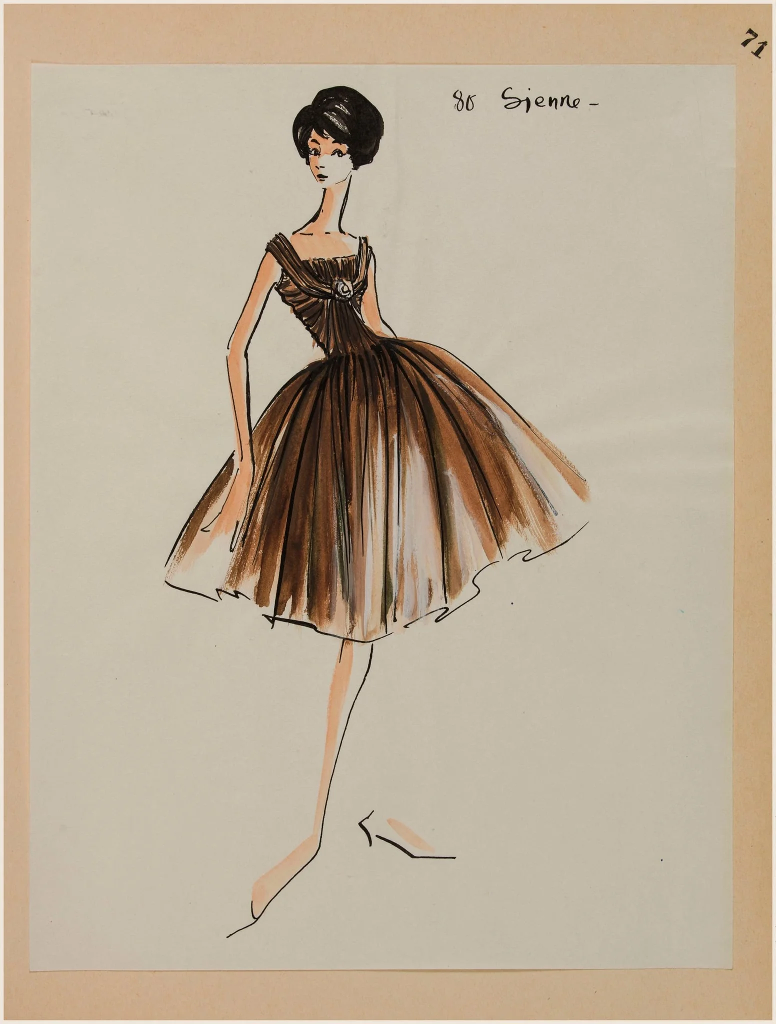 Sienne, by Marie-Louise Carven, 1958