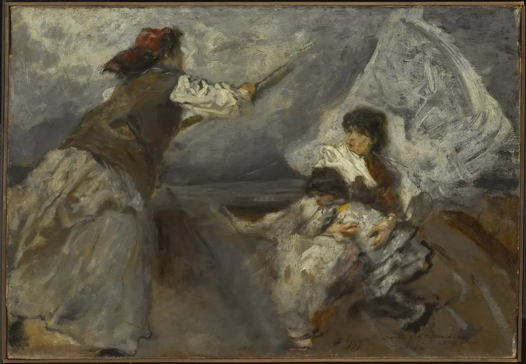 Study for Boating in the Lagoon