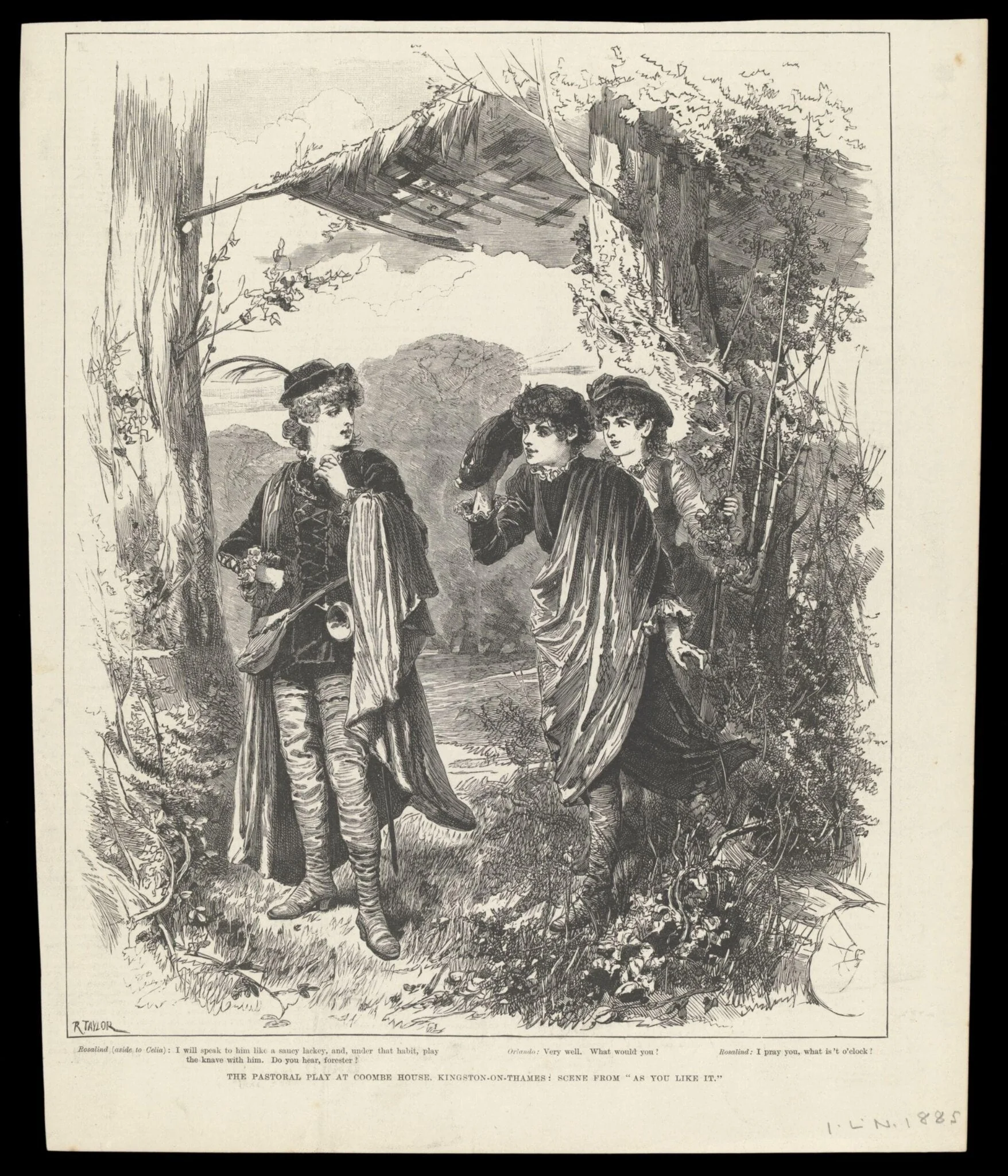 H Beard Print Collection, by The Graphic, 1884