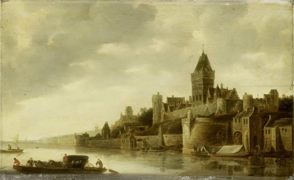 View of the Valkhof in Nijmegen