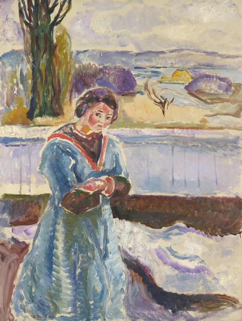 Standing Woman with Arms Folded