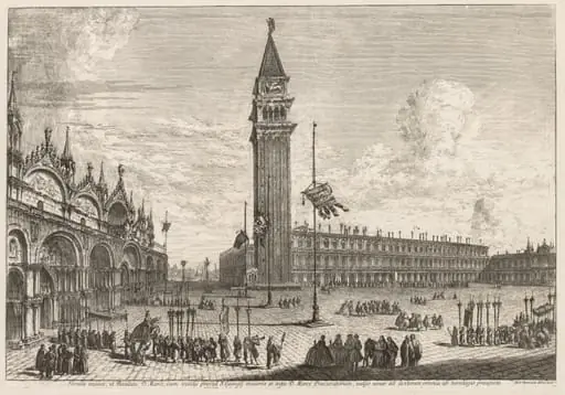 Views of Venice:  Piazza and Piazzetta