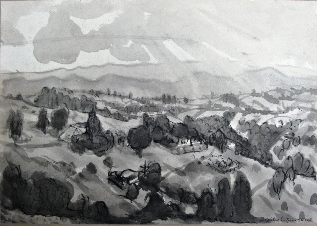 Bran, by Cecilia Cuțescu-Storck, 1926