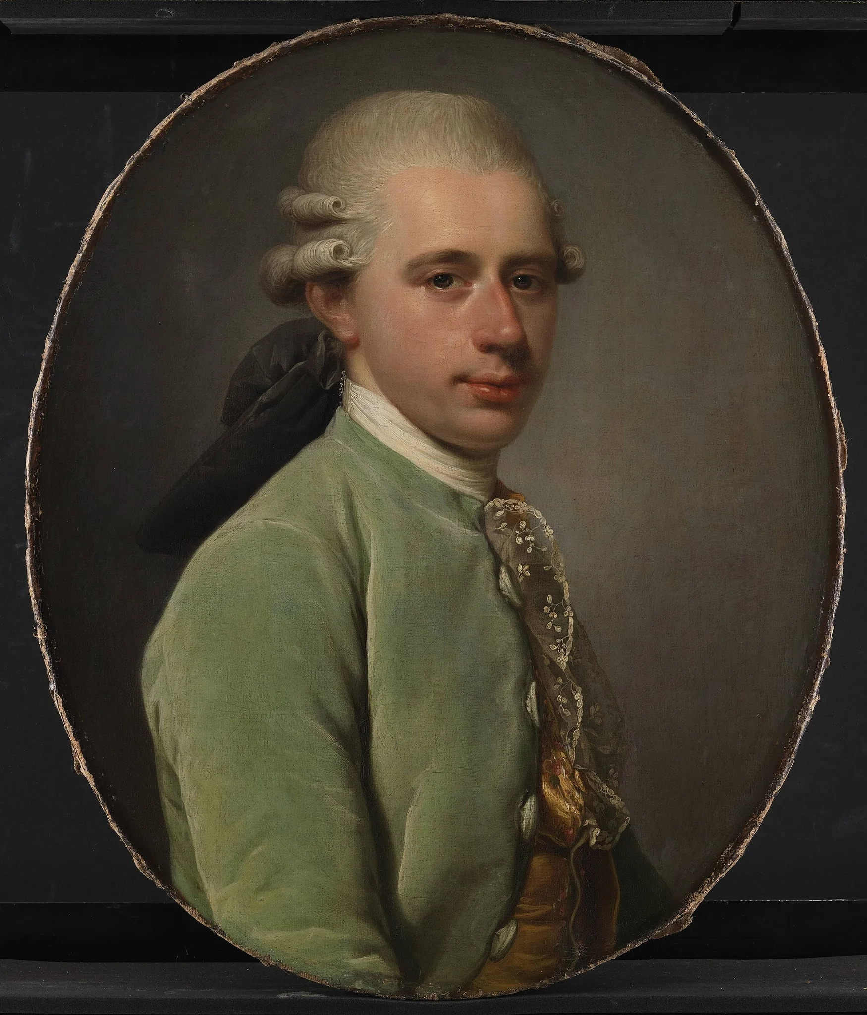 Generalpostdirektør Frederik Hauch som ung, by Unknown, 1776