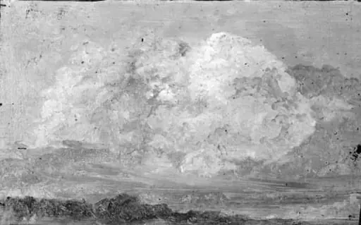 White and Pink Clouds against a Pale Blue Sky