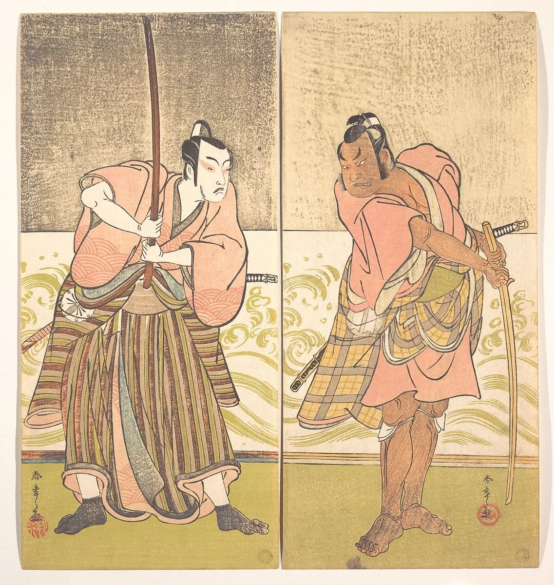 Untitled, by Katsukawa Shunshō, ink, 1759