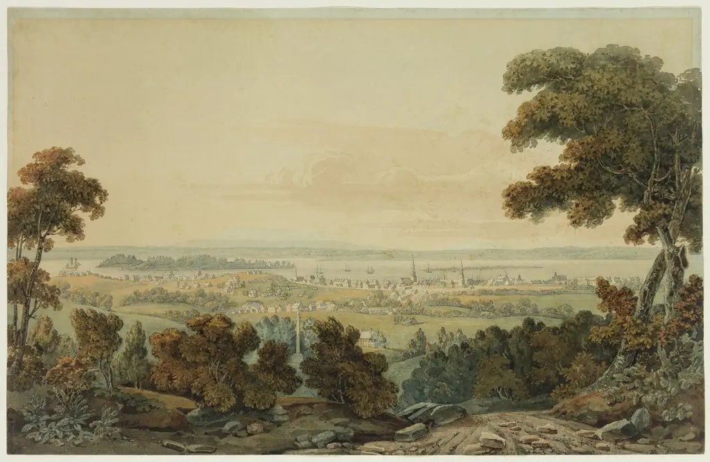 Montreal from the Mountain and View of the St. Lawrence River