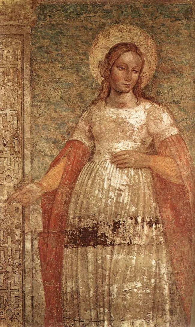 St Agnes, by Ambrogio Bergognone, unspecified, 1498