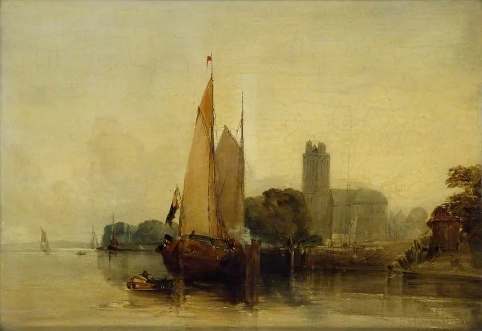 River Scene near Dordrecht