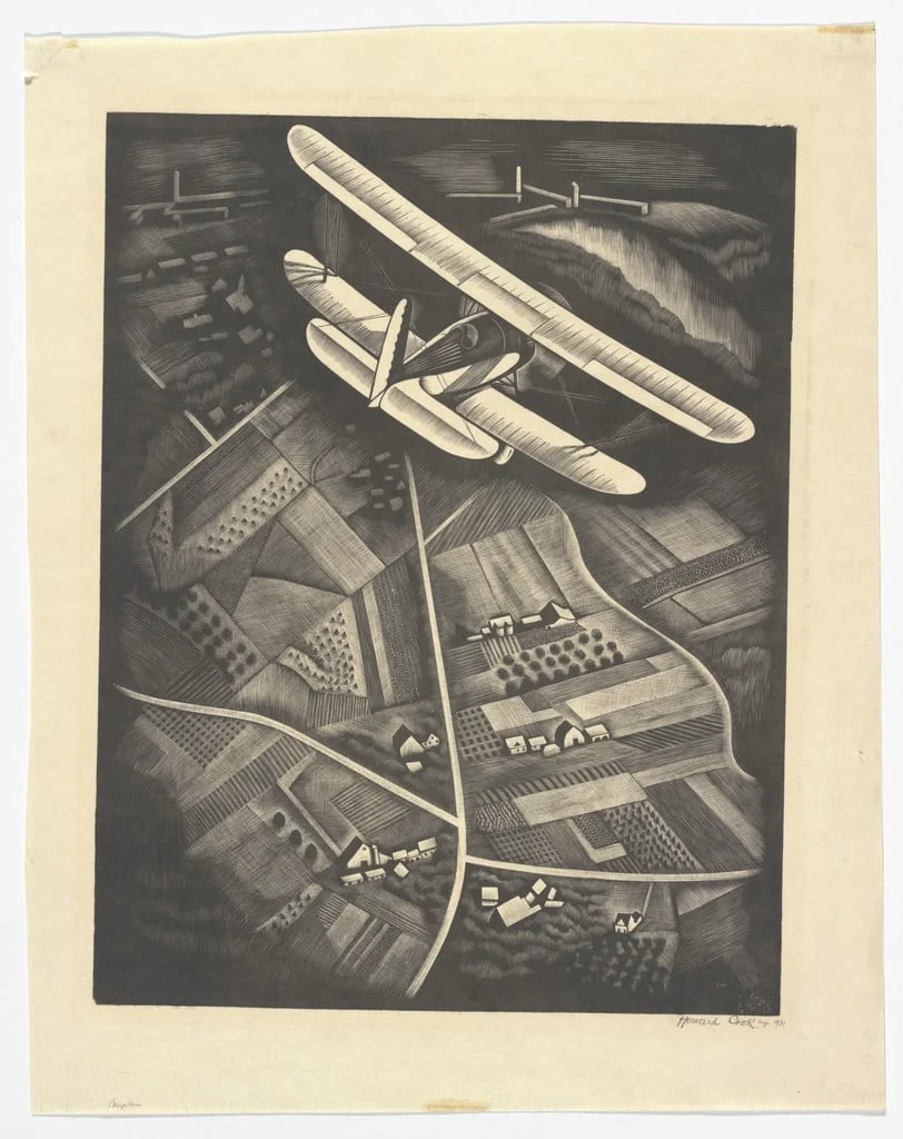 Untitled, by Howard Cook, ink, 1931