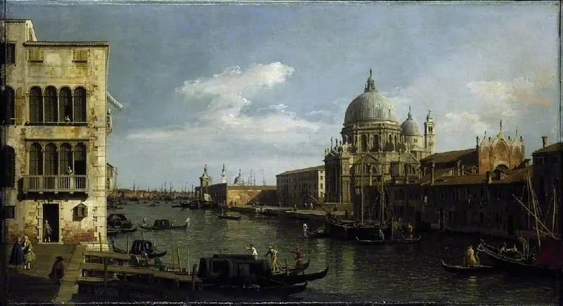 View of the Grand Canal: Santa Maria della Salute and the Dogana from Campo Santa Maria Zobenigo