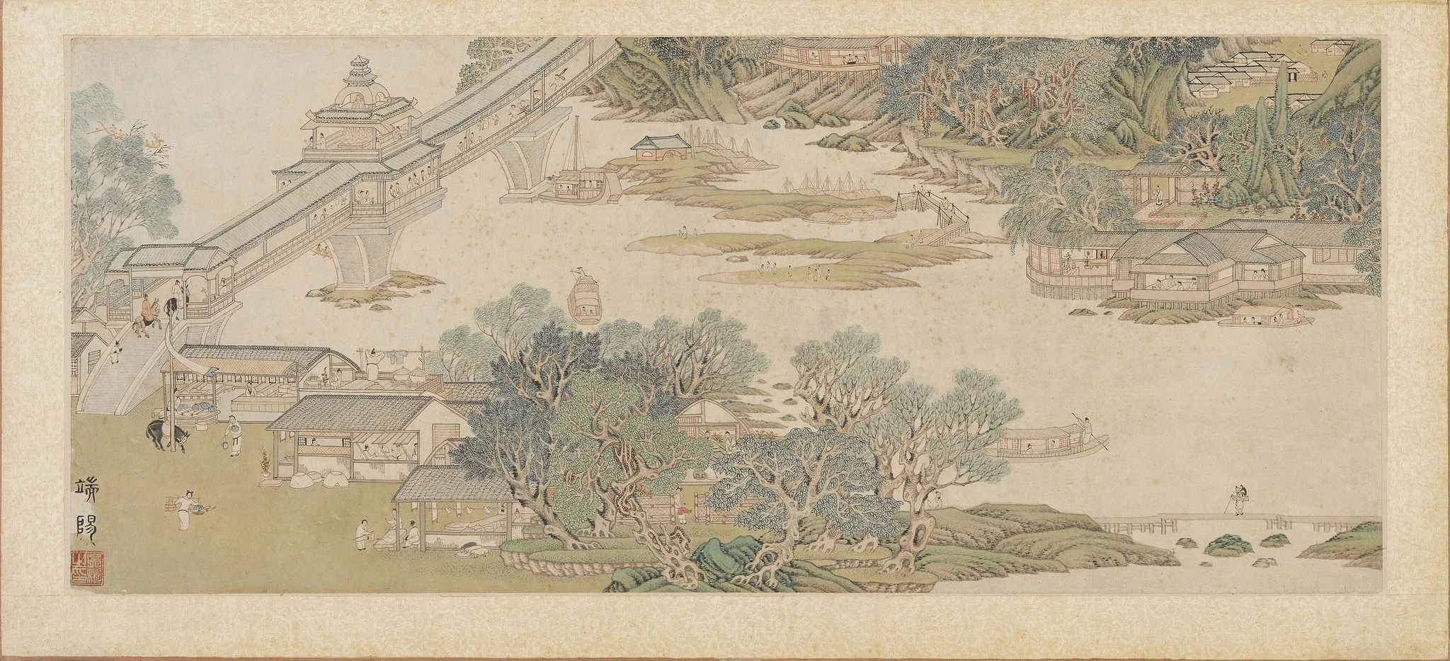 The Dragon Boat Festival, by Wu Bin, unspecified, 1606