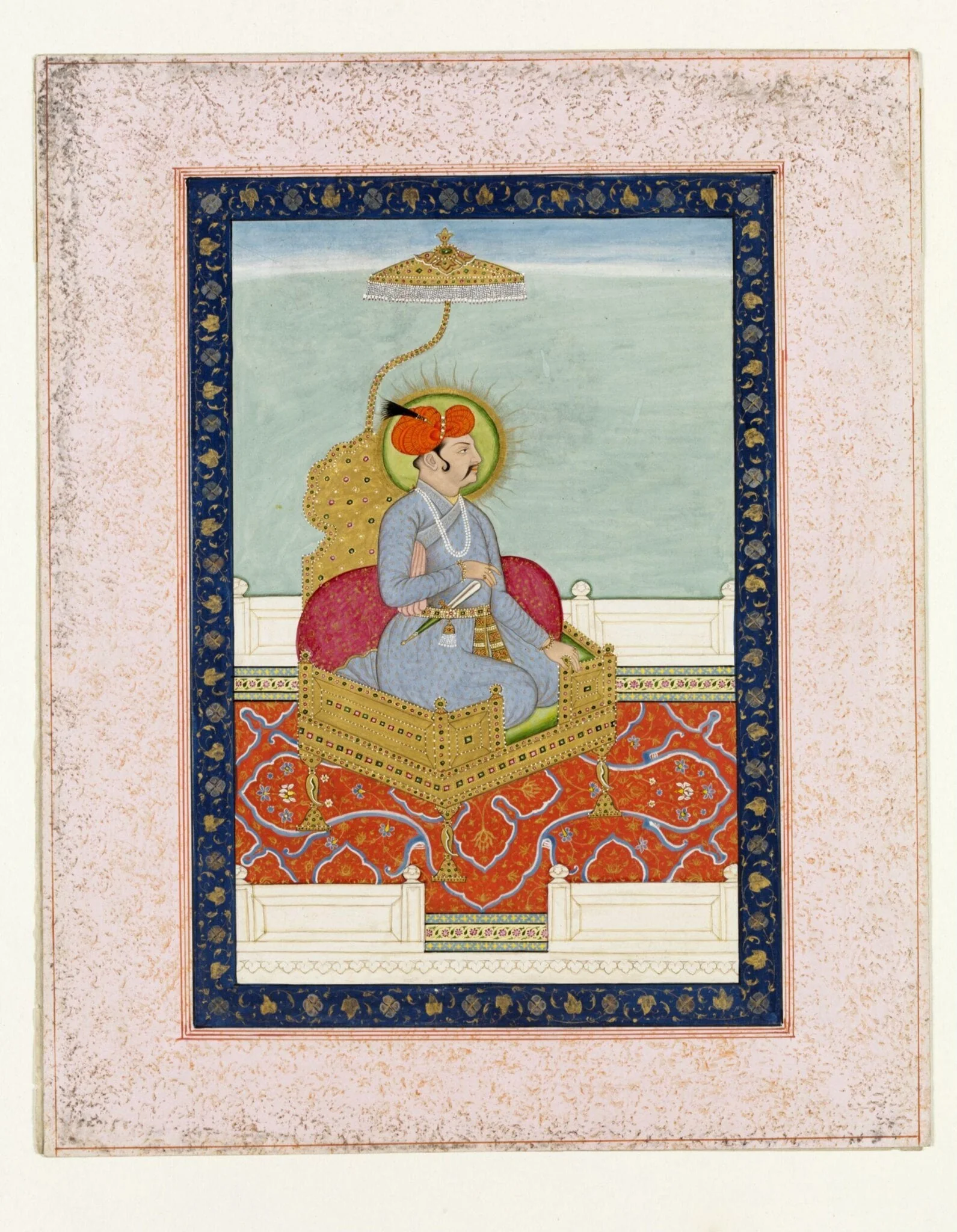 Jahangir, by Unknown, paint, 1840