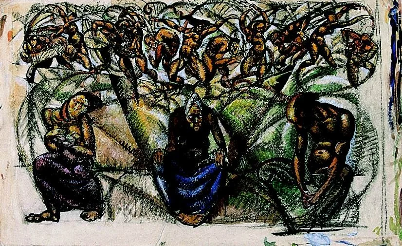 Life, by Vilmos Aba-Novák, unspecified, 1919