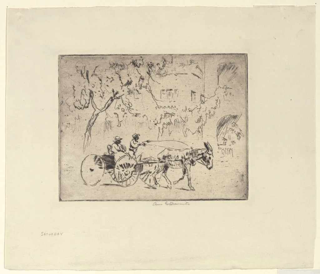 Untitled, by Anne Goldthwaite, ink, 1920