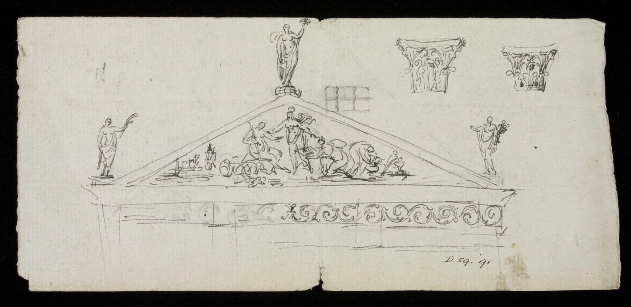 Untitled, by James, Sir Thornhill, 1695
